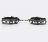 Love In Leather Spiked Leather Ankle Restraints - Default Title - Cuffs And Restraints